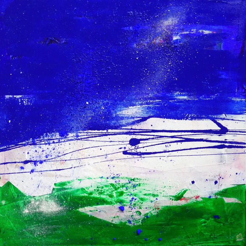 Blue White Green