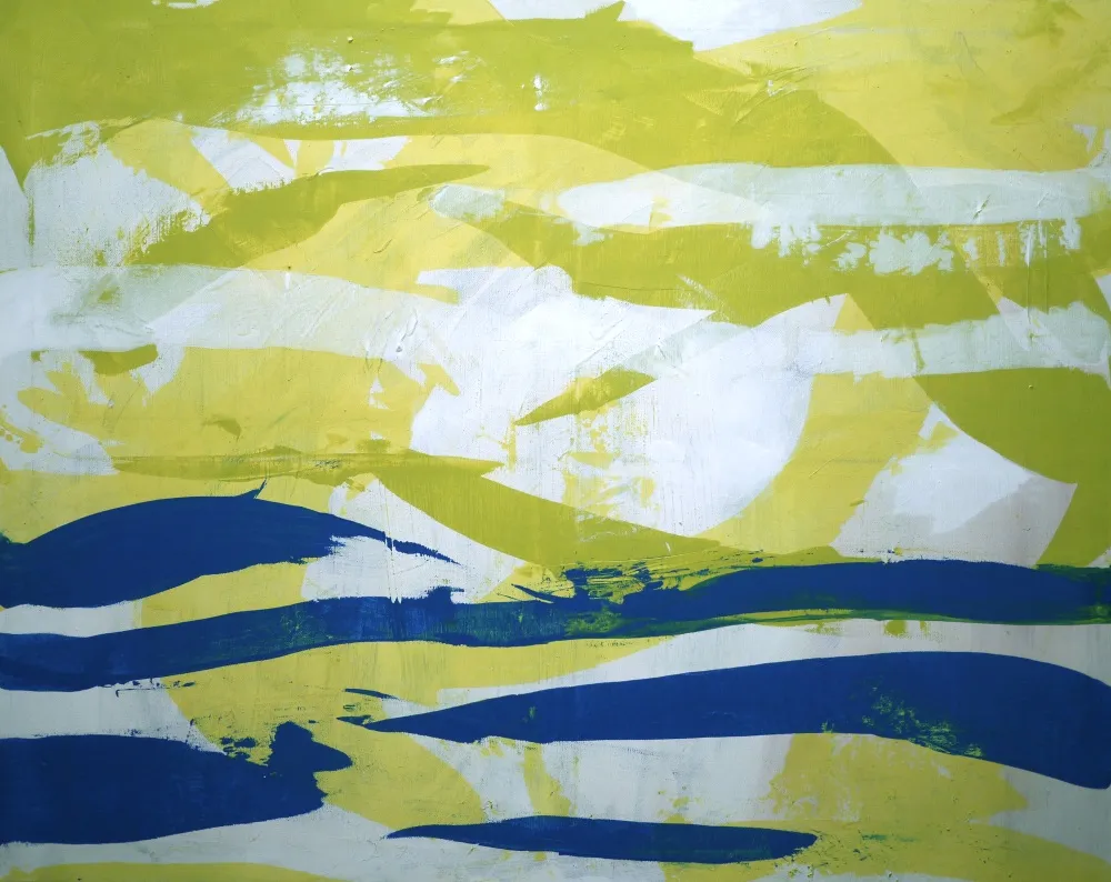 Yellow Blue White
